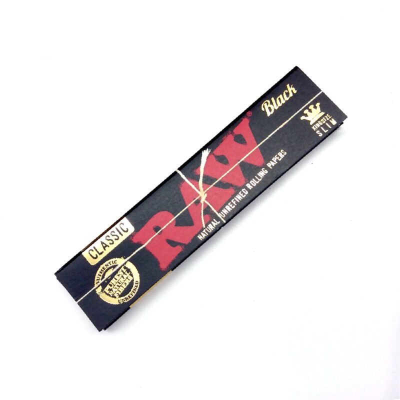 Feuilles à rouler RAW Black Kingsize Slim 32 feuilles