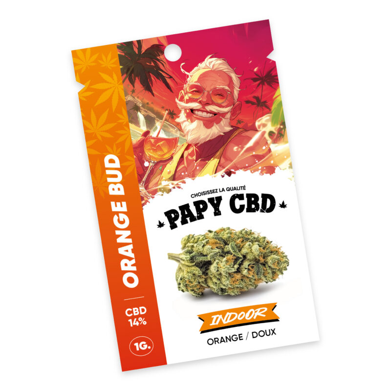 Orange Bud - Fleurs CBD Indoor (Pochette Collector)