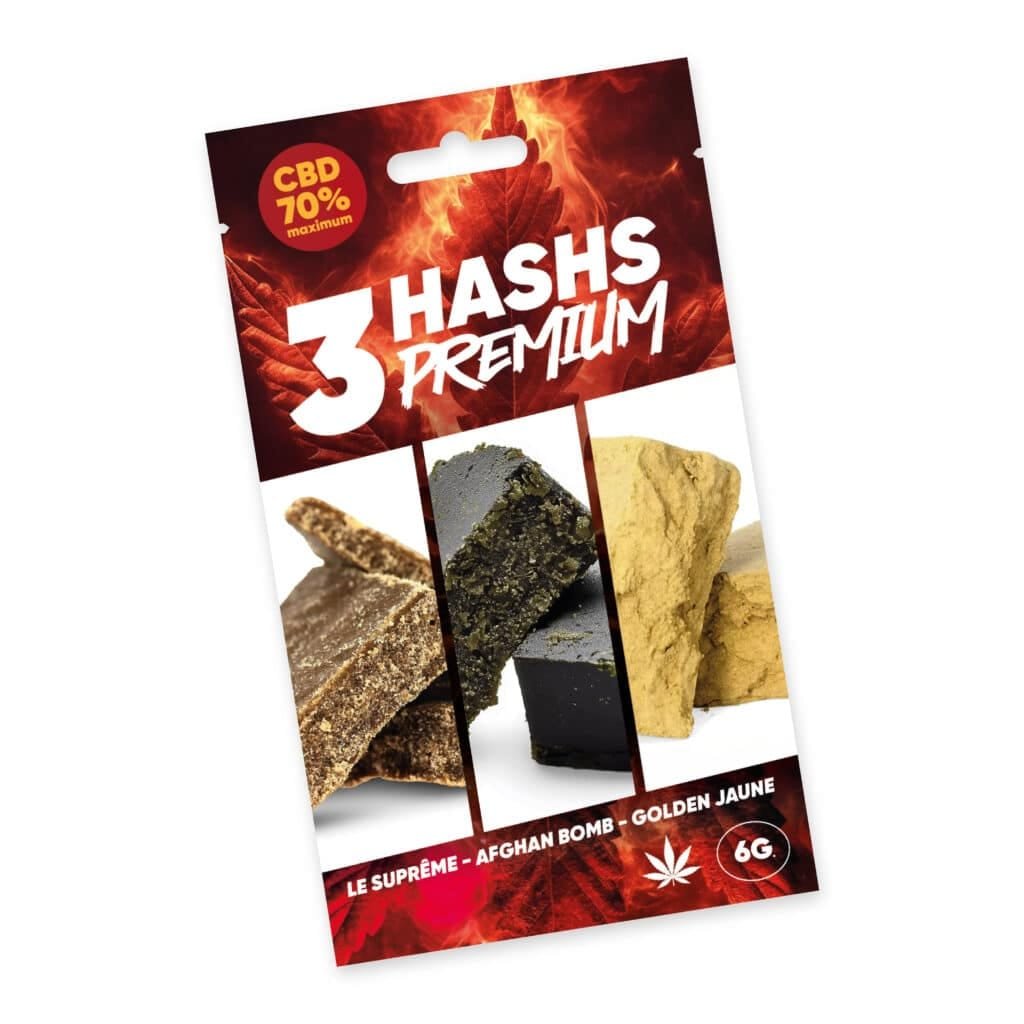 Pack 3 Hashs CBD premium