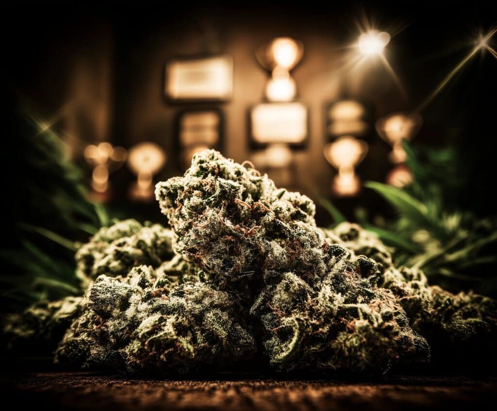 Fleurs Jack Herer CBD dans un coffe shop