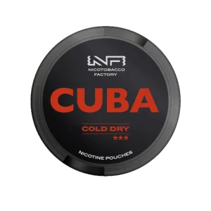 SNUS CUBA Black Cold Dry 43mg (20 sachets)