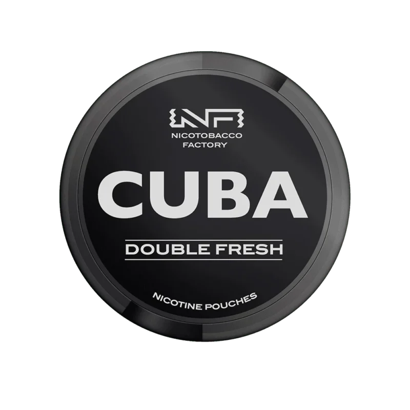 SNUS CUBA Black Double Fresh 43mg (20 sachets)