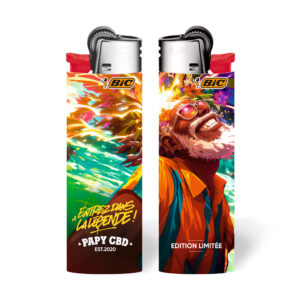 Briquet BIC Papy CBD J26 Silver Haze