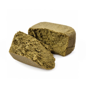 Bloc de résine CBD AMNESIA MOUSSE, un pollen milieu de gamme à la texture légère